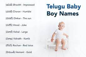 por telugu baby boy names with