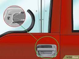 It is often placed underneath the car's window. How To Use A Coat Hanger To Break Into A Car Wikihow