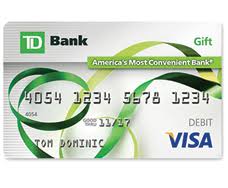 You are connecting to a new website; Td Bank Visa Gift Card Review Banking Sense