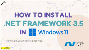 install net framework 3 5 in windows
