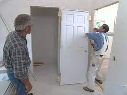 how to install interior door modern