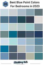 blue paint colors for bedrooms in 2023