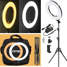 Zomei 18 5500k Led Makeup Ring Light Video Dimmable Photography Diva Ring Light 706084660306 Ebay