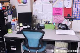 teacher desk organization ideas