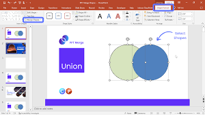 5 ways to merge shapes in powerpoint a