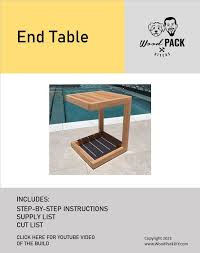 Diy End Table