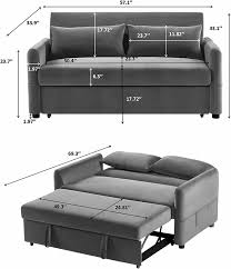 3 in 1 convertible sleeper sofa bed for