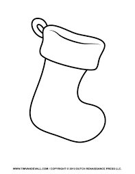 Simply click on the image or link below to download your printable pdf. Free Christmas Stocking Template Clip Art Decorations