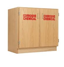corrosive chemical storage cabinet