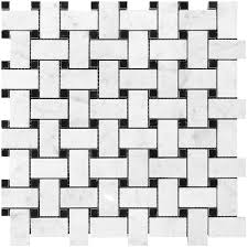 apollo tile white and black 12 in x 12