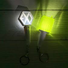 Kpop Mini Fanlight Lightstick Keychain Exo Nct Concert Light Stick Glow Lamp New Ebay
