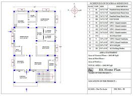 31 X 53 North Face 3 Bhk House Plan As