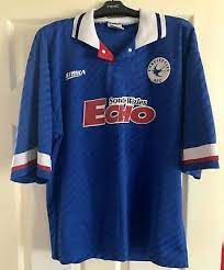 The newspaper was founded in 1884 and was based in thomson house, cardiff city centre. Cardiff City Football Club Home Shirt South Wales Echo 1994 Medium 16 00 Picclick Uk