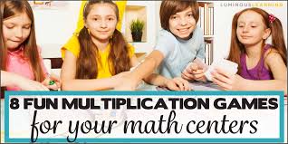 A variation of this game is for one child to roll the dice after the other child specifies the number used to multiply the roll. 8 Fun Multiplication Games For Your Math Centers