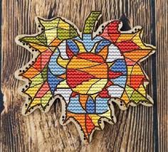 Sun Cross Stitch Pattern