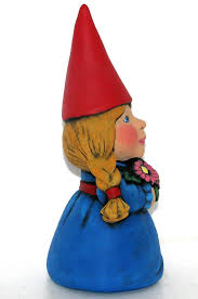 Ceramic Painted Female Garden Gnome
