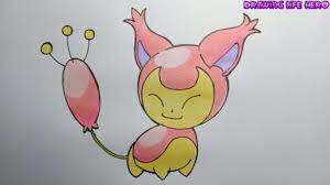 Cách vẽ Pokemon Skitty siêu dễ thương DRAWING POKEMON - YouTube