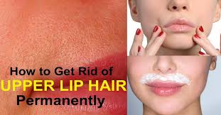 remove unwanted hair on upper lip