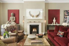 browse red and cream living room ideas