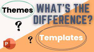 themes vs templates in powerpoint