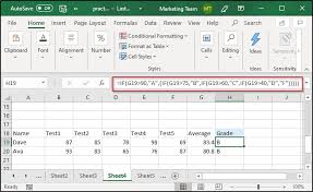 basic excel formulas and functions with