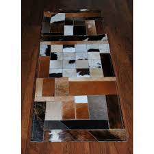 new patchwork cowhide rug hall runner
