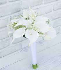 Check spelling or type a new query. Natural Touch Silk Calla Lily Wedding Bouquet