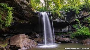 exploring ermilk falls in beaver county