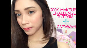 200k makeup challenge tutorial in