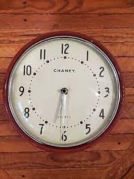 Round Metal Wall Clock Battery Operated