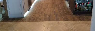 kitchen tile to wood floor transition