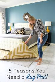 5 reasons why you need a rug pad under