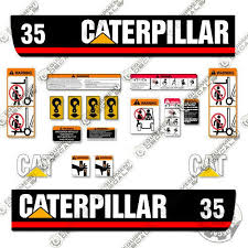 fits caterpillar gp35 decal kit