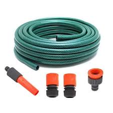 20m Garden Hose Pipe Set With Fittings