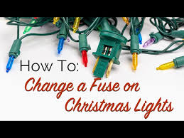 a fuse on christmas lights