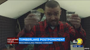 Justin Timberlake Postpones Concert At Save Mart Center