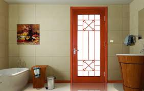 glass door wood glass door