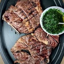 grilled thin 7 bone chuck steaks the