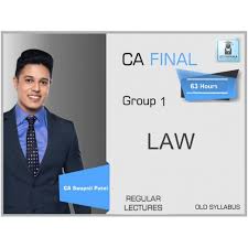 Ca Final Law Old Syllabus Regular Course New Recording