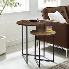 2 Piece Round Nesting End Tables Hd8129
