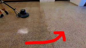 recoat on abused terrazzo flooring