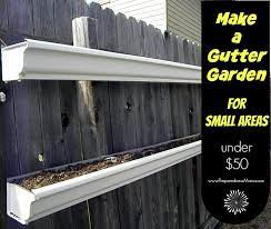 how to build a gutter garden