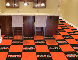 cleveland browns nfl 18 x 18 carpet tiles