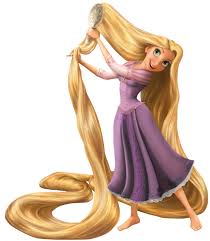 how long is rapunzel s hair home
