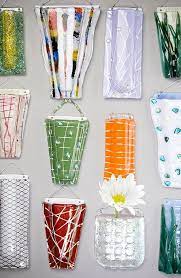 Wall Vases Glass Pockets Fused