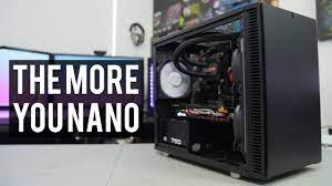 Equipped with fractal design's signature moduvent™ technology on the top vents and sound dampening throughout, the define nano s can run a powerful system quietly, a hallmark of the define series. Building In The Nano S From Fractal Design Build Review Youtube