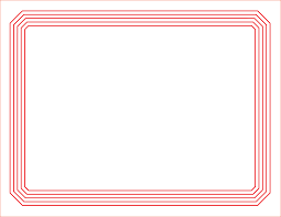 Top 10 Certificate Template Word Border Red Image