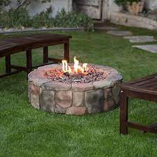 With flames in the fire pit slowly open the propane valve, make sure the propane ignites. How To Set Up A Fire Pit For Cooking