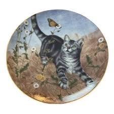Cats And Flowers Garden Of Weedin Plate