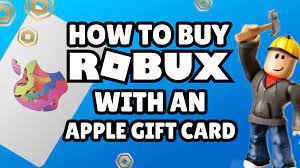 robux with an apple gift card